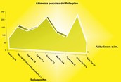 Altimetria Percorso del Pellegrino